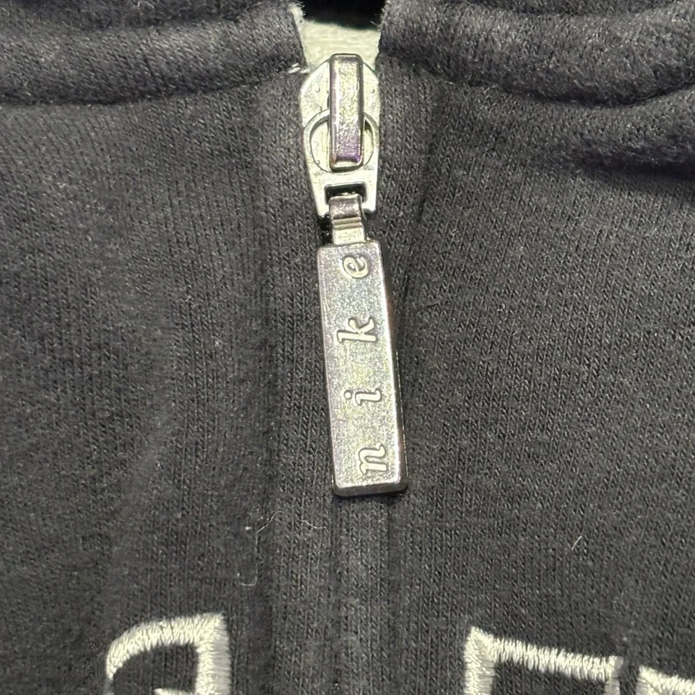 Nike Kids Full-Zip Sportswear Hoodie - Navy - Size Medium (8-10) - Picture 3 of 5